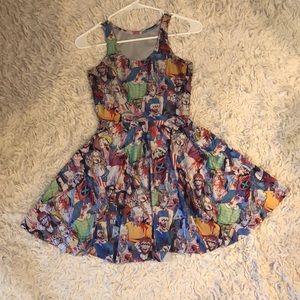 AWESOME Zombie Skater Dress